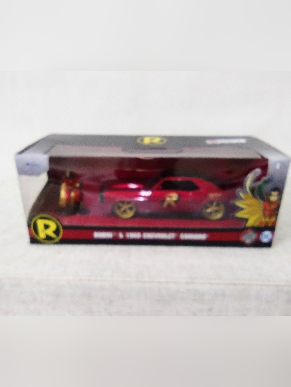 Kid's Robin Red Die-Cast Hero Car and Figure Toy